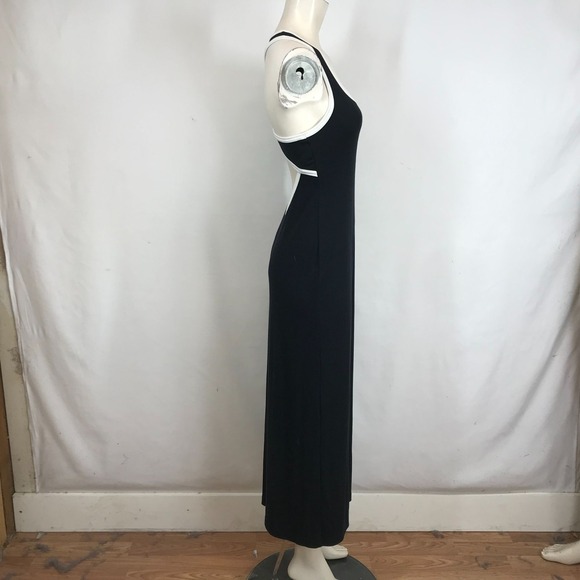 FREE PEOPLE FREE-EST - WOMENS XS -BLACK SLEEVELESS RACER BACK TANK DRESS - Picture 4 of 8